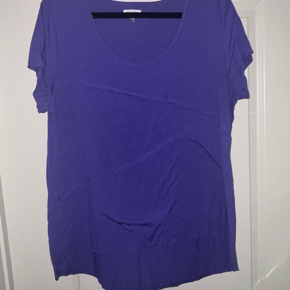 Jockey Purple Asymmetrical Short Sleeve Tee - Picture 2 of 11